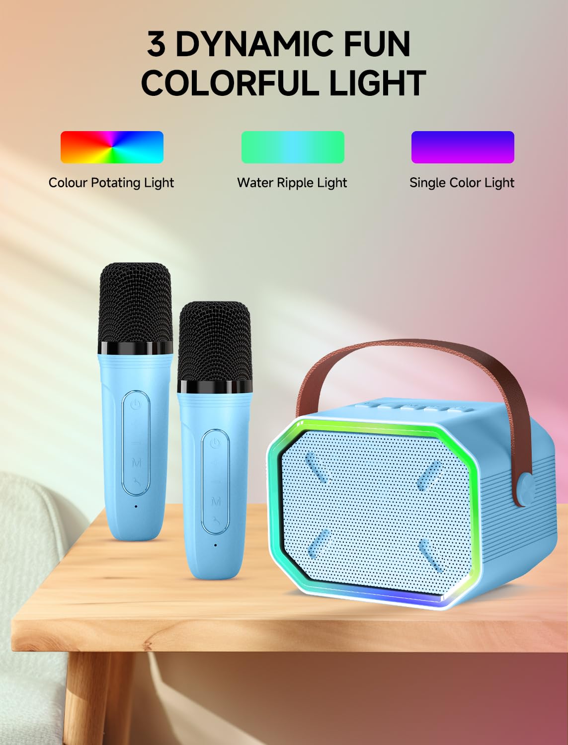Caiord kid-friendly karaoke for kids and families, easy setup.