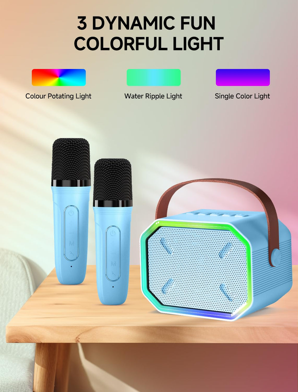 Caiord kid-friendly karaoke for kids and families, easy setup.