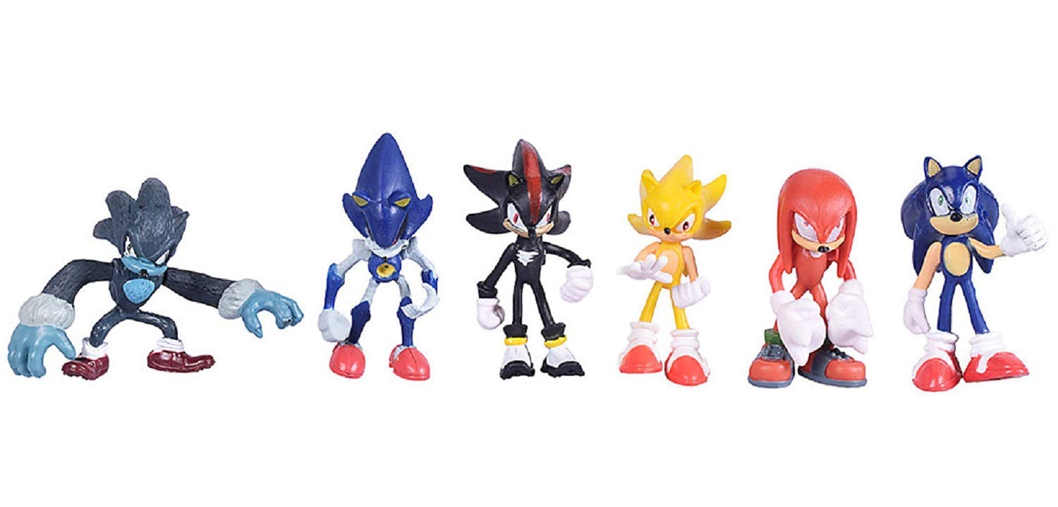 Cake Toppers Classic Sonic gems set enhances collectability and display.