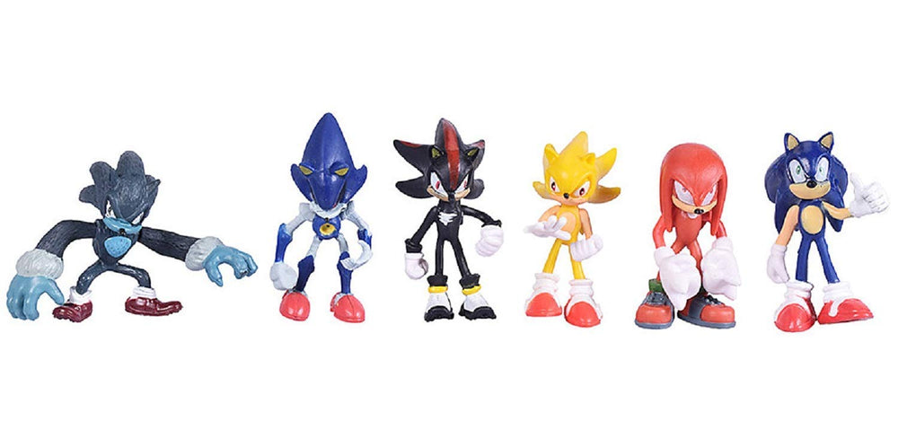 Cake Toppers Classic Sonic gems set enhances collectability and display.