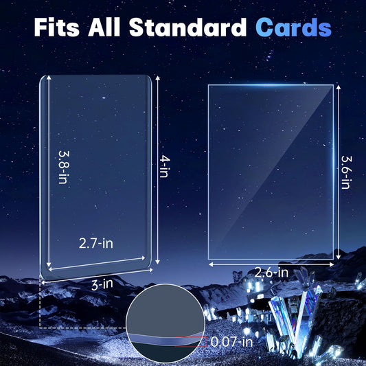 CAKKAGAMA hard sleeve protectors provide rigid defense for valuable cards