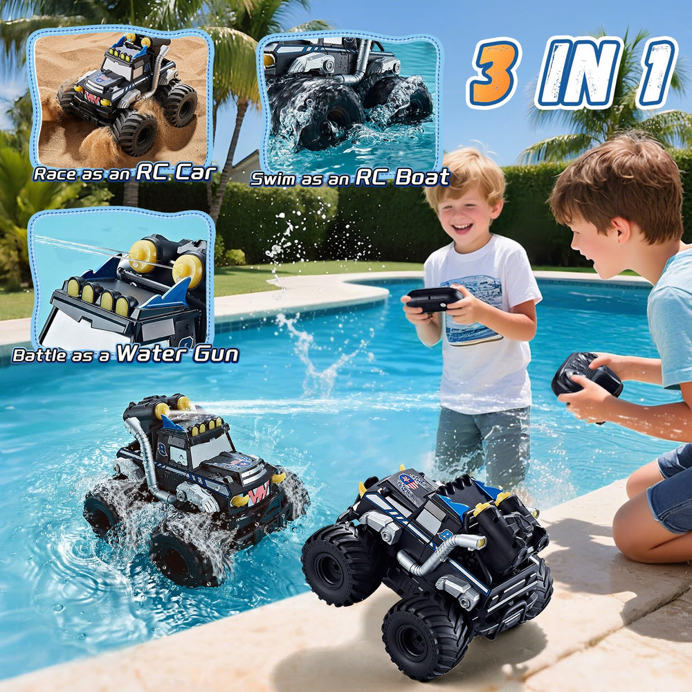 Calefwe 2.4GHz remote control allows smooth multiplayer racing.