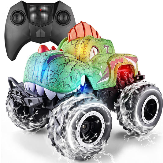 Calefwe Monster Truck front view with 360° spins for active playtime.