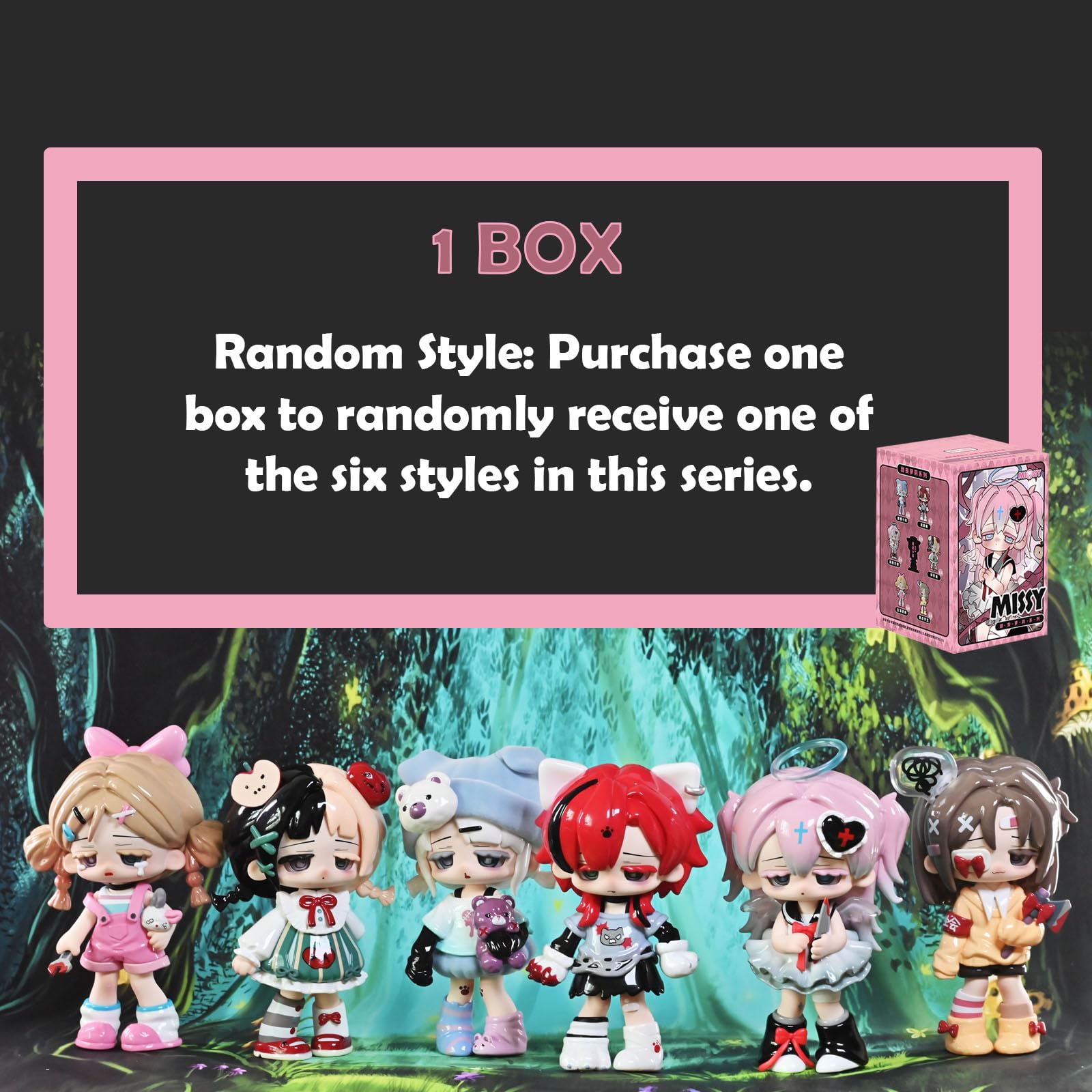 CALEMBOU Missy blind box figure; cherishable addition for anime lovers.