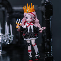 CALEMBOU Nyssa Strange Nightmare doll side profile highlighting outfit details.