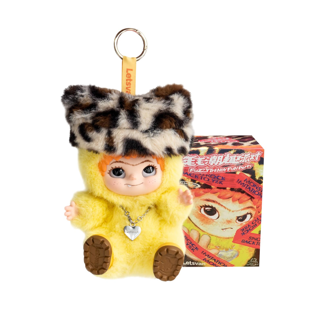 CALEMBOU Wakuku plush doll with emoji design for display and gifting.