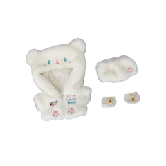 CALEMBOU 20cm plush doll clothes on a soft plush toy, cotton fabric.