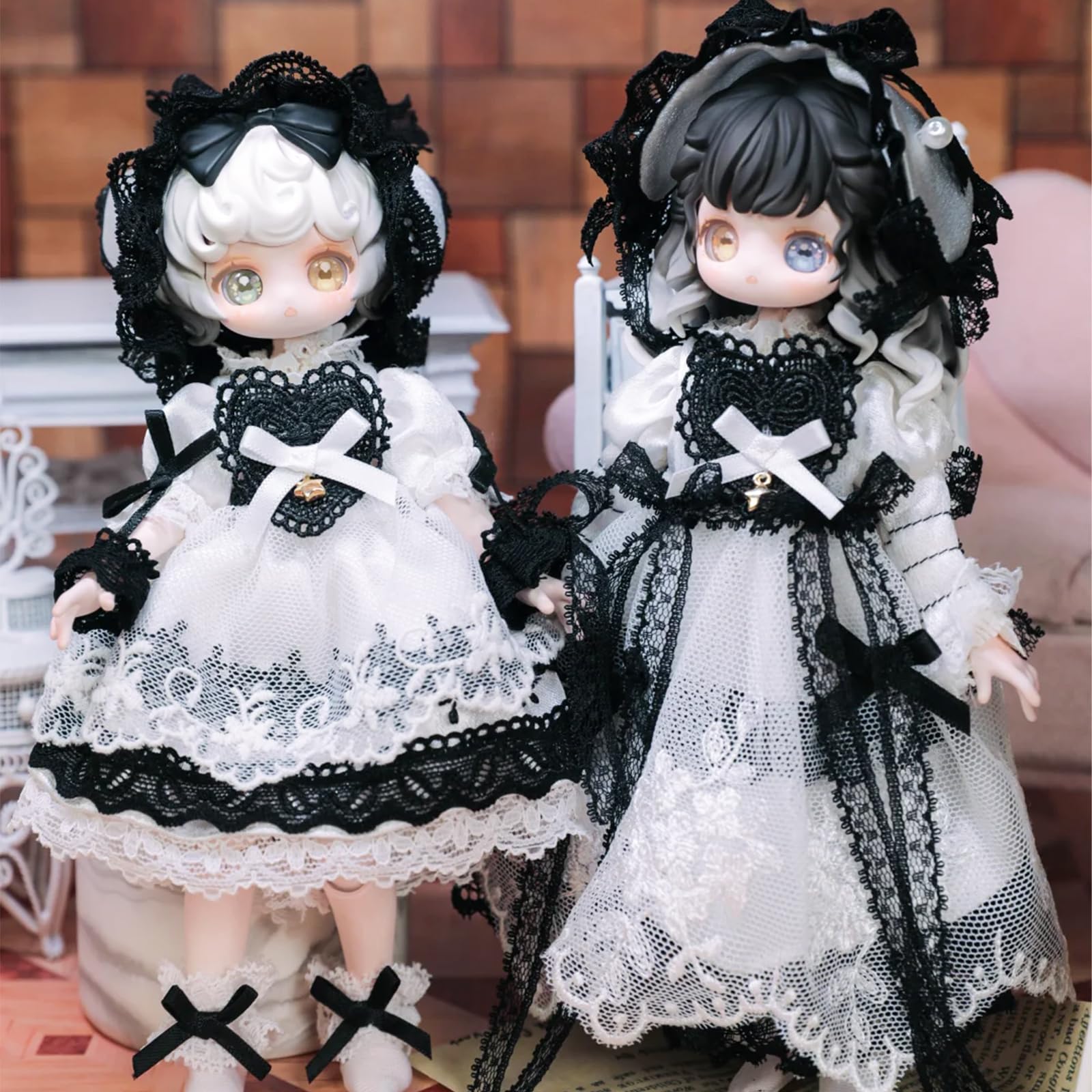 Articulated CALEMBOU BJD joints enable graceful poses for photos and display.