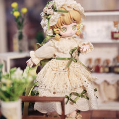 Box artwork with antique motifs enhances gifting appeal of the CALEMBOU BJD.