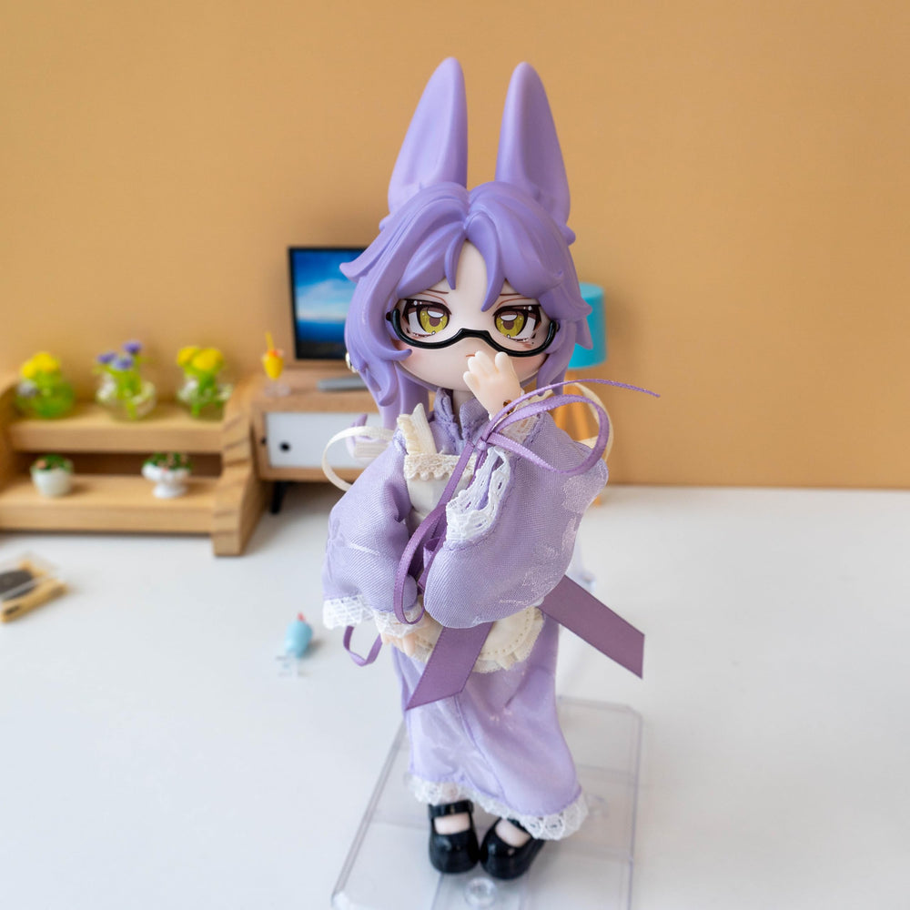 CALEMBOU Jumping Moon Rabbits BJD shows 18 movable joints for dynamic posing