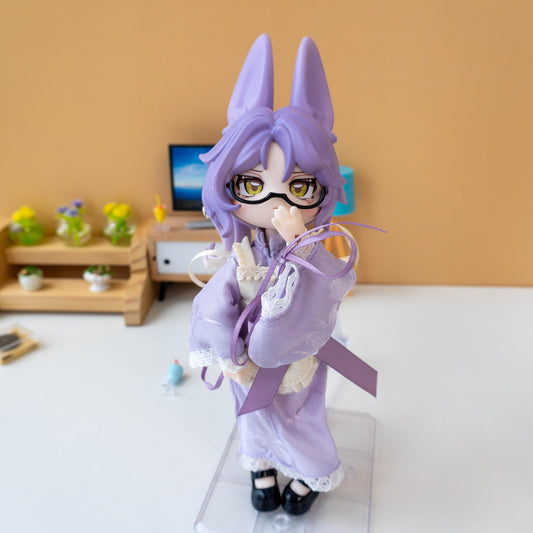 CALEMBOU Jumping Moon Rabbits BJD shows 18 movable joints for dynamic posing