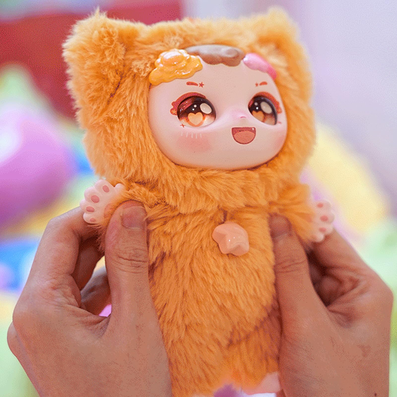 CALEMBOU Ula Weather doll movable limbs, interactive display.