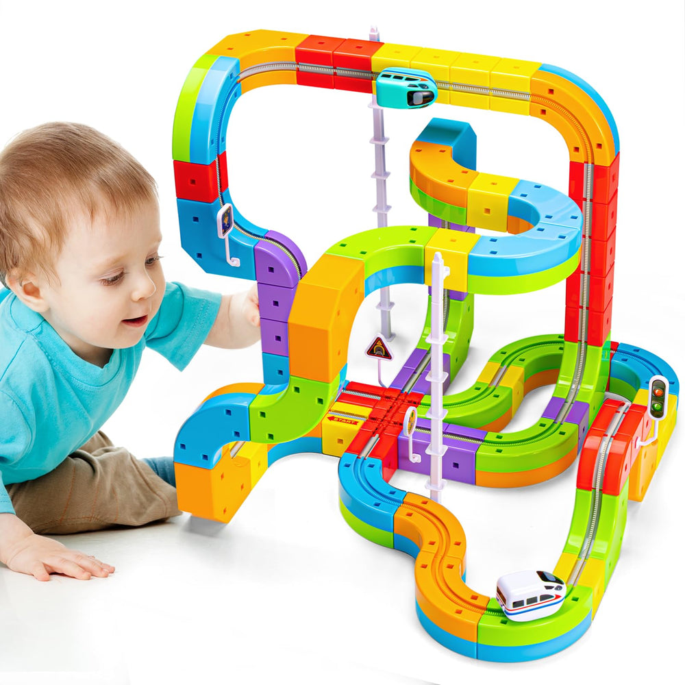CalfQueen KlickRail gift-set fits birthdays and holidays for ages 3–8.