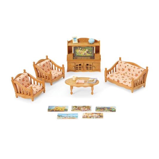 Calico Critters Comfy Living Room sofa for imaginative play and room styling
