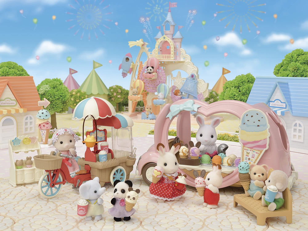 Calico Critters Chocolate ears toppings add cute decorating possibilities.