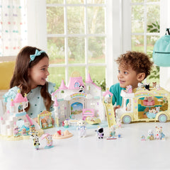 Calico Critters Rainy Day Duo: puddle scene sparks pretend adventures