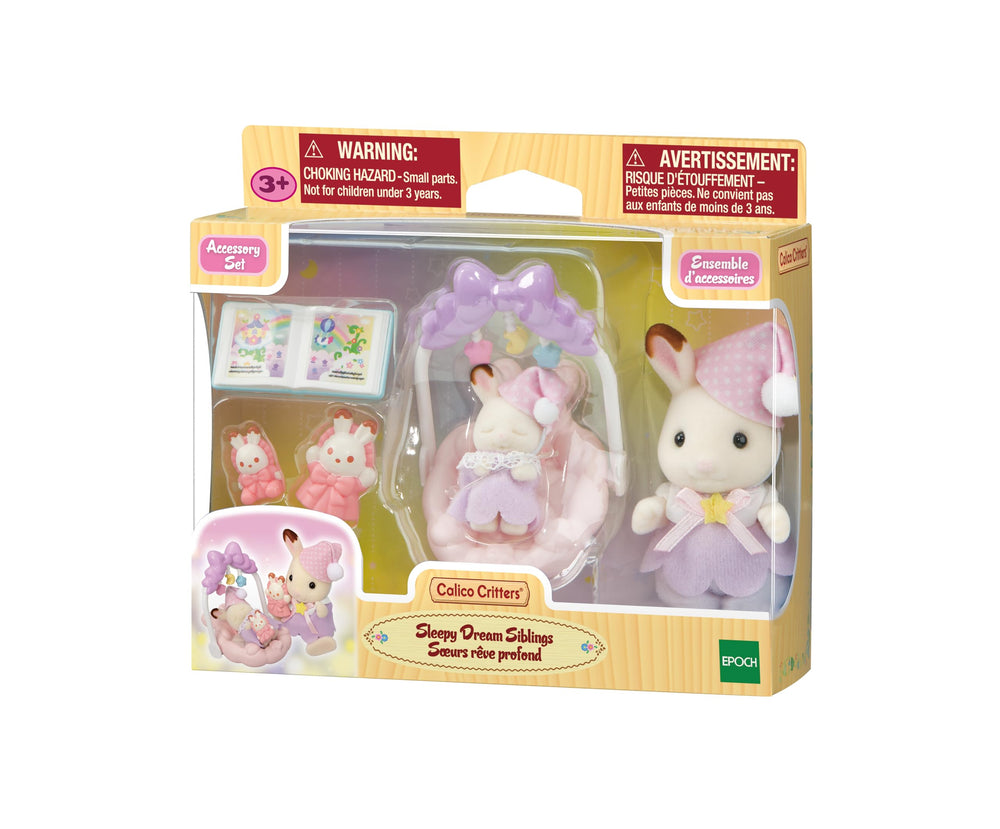 Calico Critters Sleepy Dream Siblings complete bedtime setup supports calm, imaginative evenings.