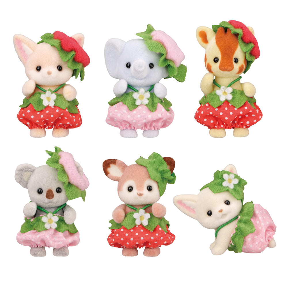 Calico Critters Very Berry Series surprise set featuring a collectible baby figure for imaginative play.