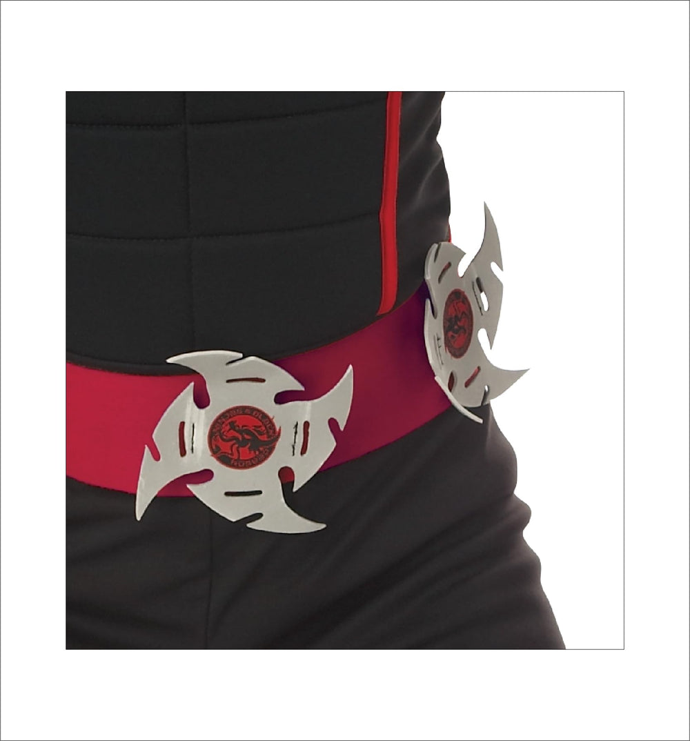 California Costumes stealth ninja bonus action figure adds imaginative play value