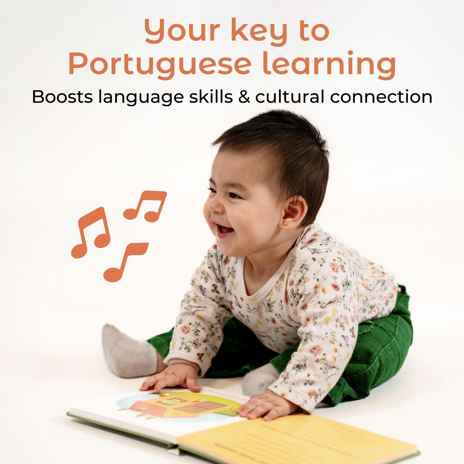 Cali's Books bilingual lyrics page with Portuguese and English.