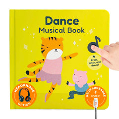 Cali's Books Dance to Classical Music Book cover showing vibrant art to spark toddlers' curiosity.