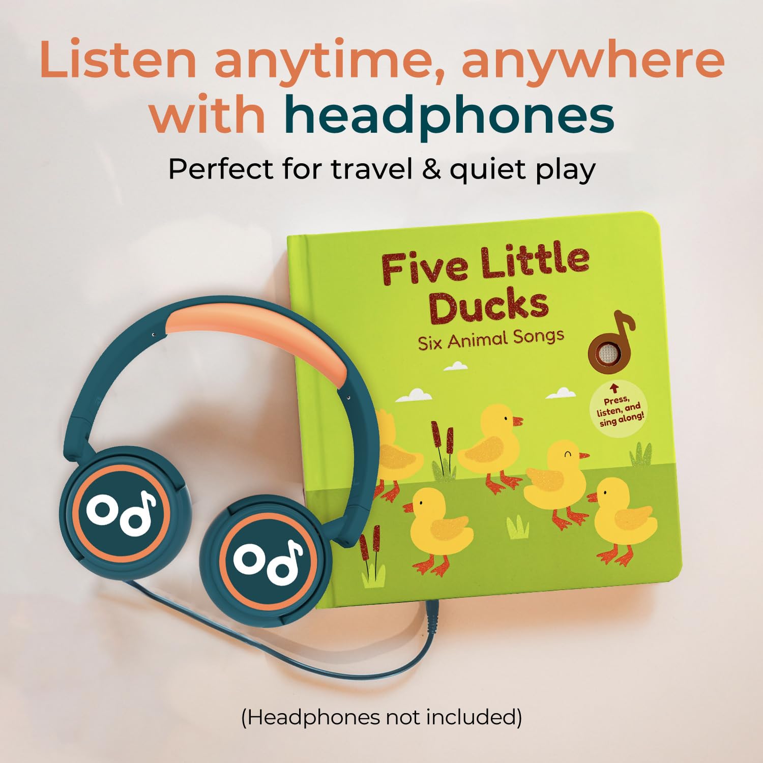 Cali's Books Five Little Ducks sound button engages little listeners during activities.