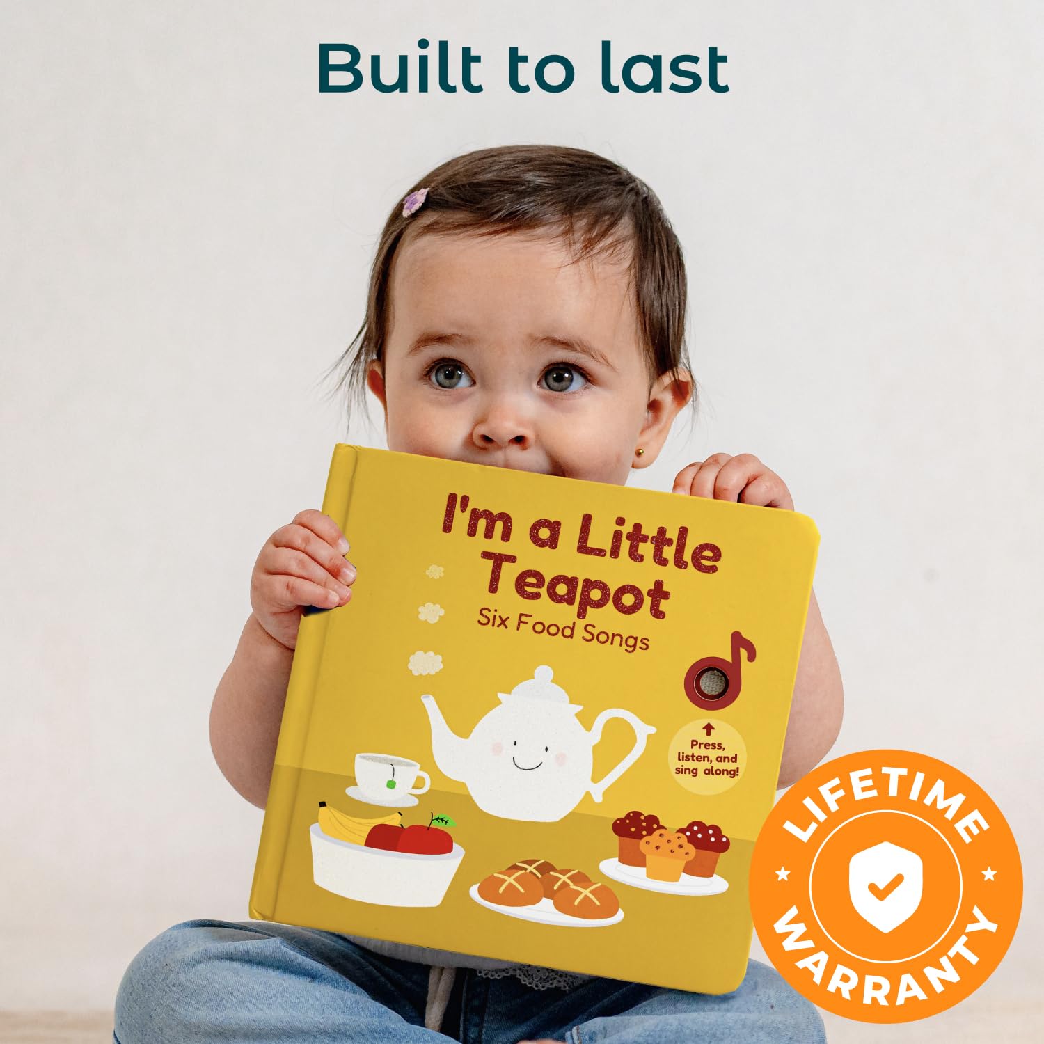Cali's Books I'm a Little Teapot durable construction stands up to rough toddler play.