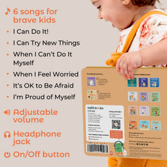 Cali's Books sound buttons foster cause-and-effect learning and confidence