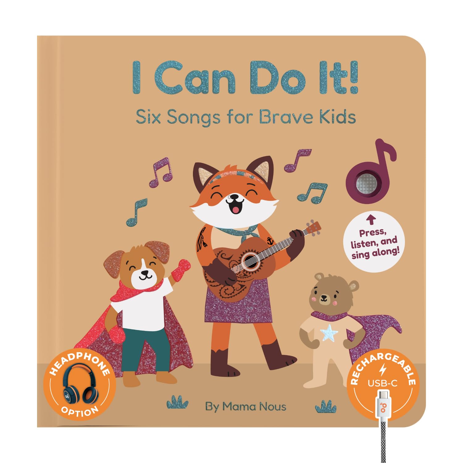 Cali's Books Music Book toddler cover inviting exploration and independent play