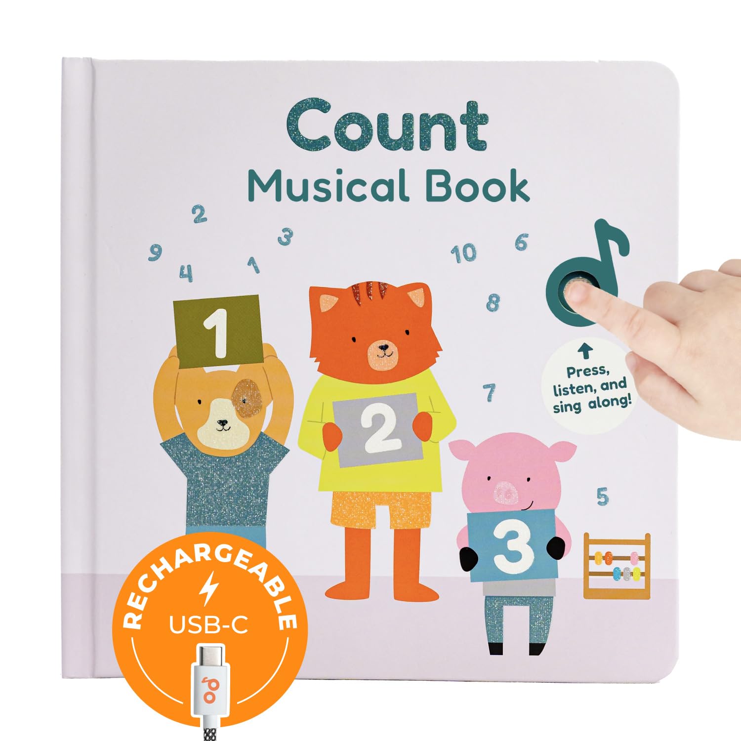 Cali's Books Number Book cover with vivid art inviting toddlers to start counting adventures.