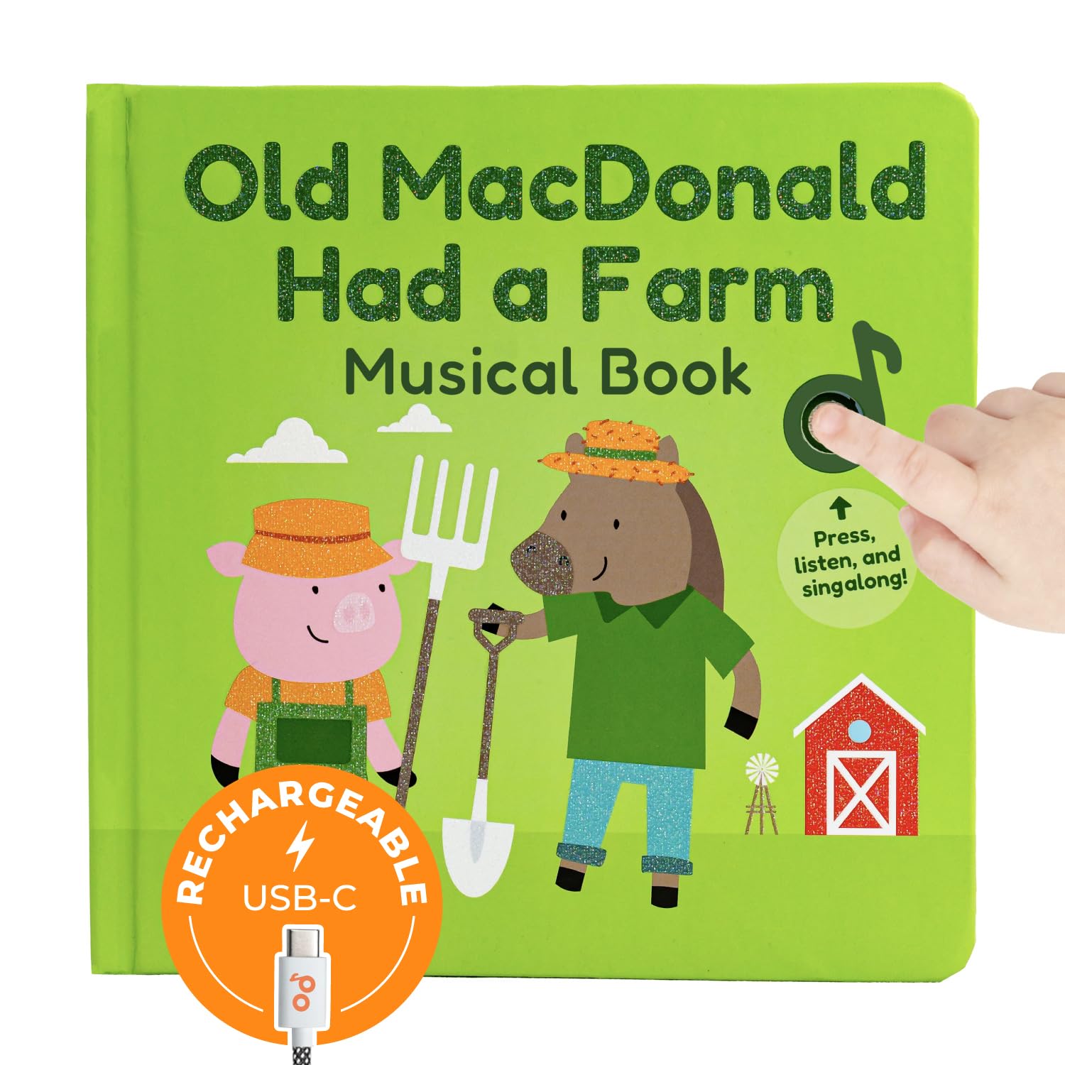 Cali's Books Old MacDonald farm book cover invites exploration and early learning.