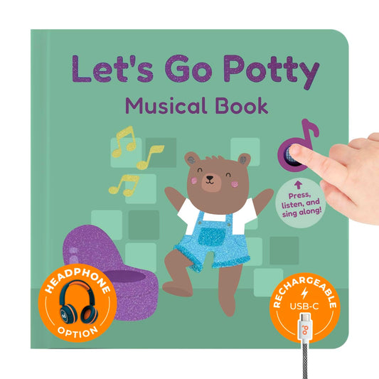 Cali's Books potty training book cover with bright illustrations for toddlers' learning.