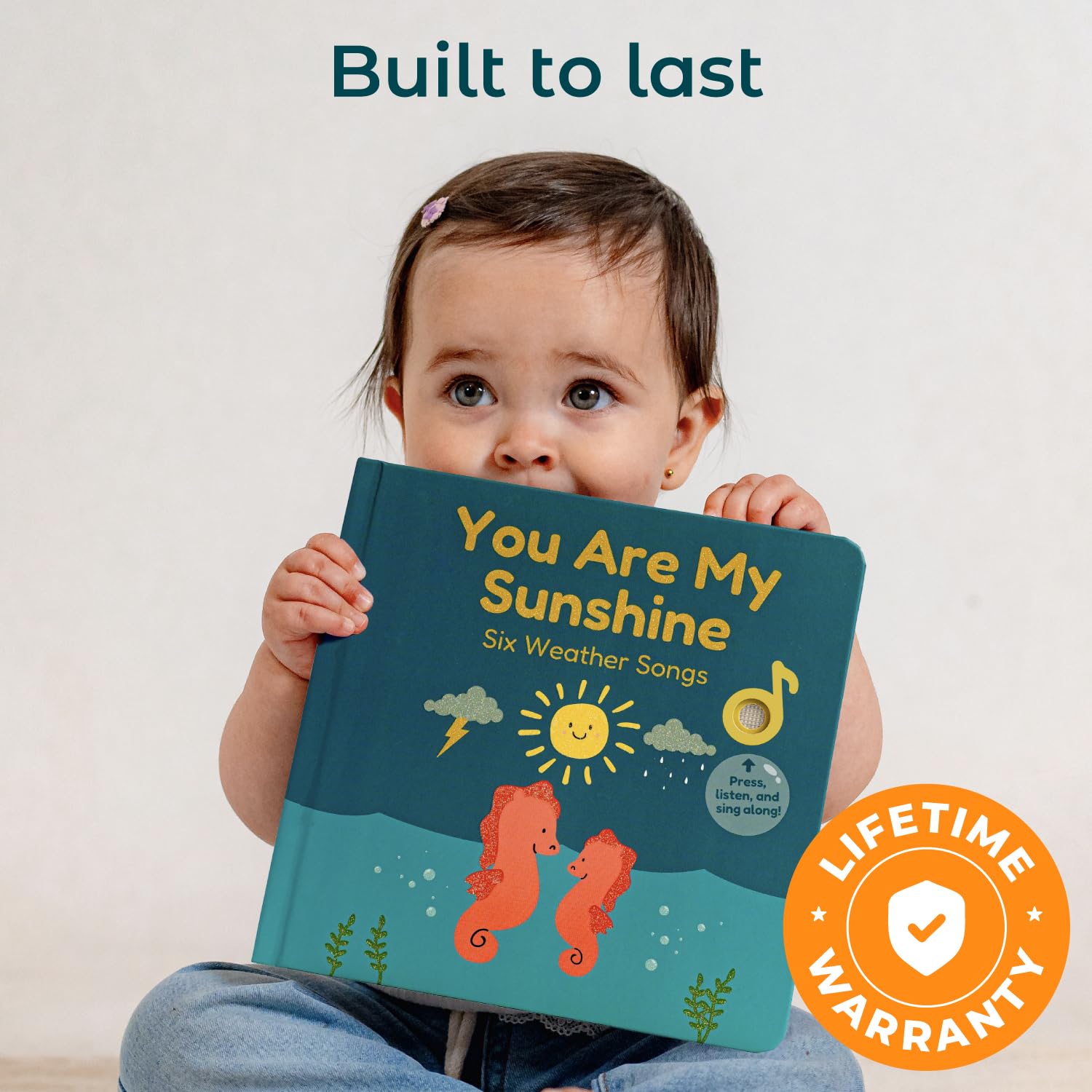 Cali's Books You Are My Sunshine safety-certified design reassures parents.