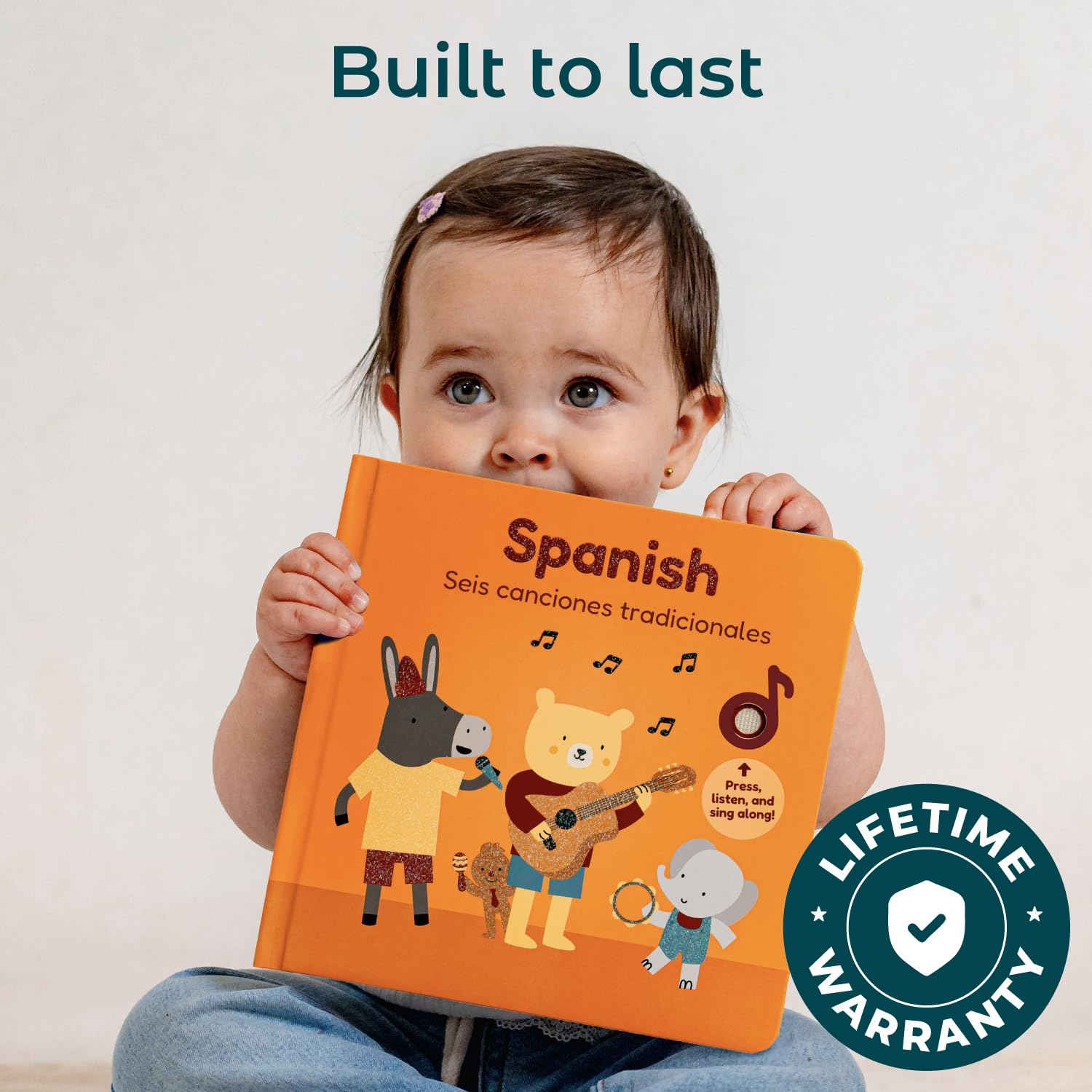 Cali's Books baby gift-ready musical book for birthdays or showers.