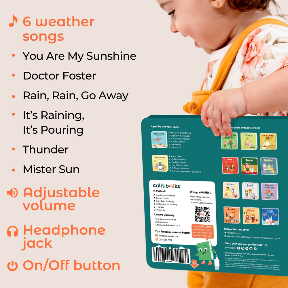 Cali's Books You Are My Sunshine sturdy build stands up to active toddlers.