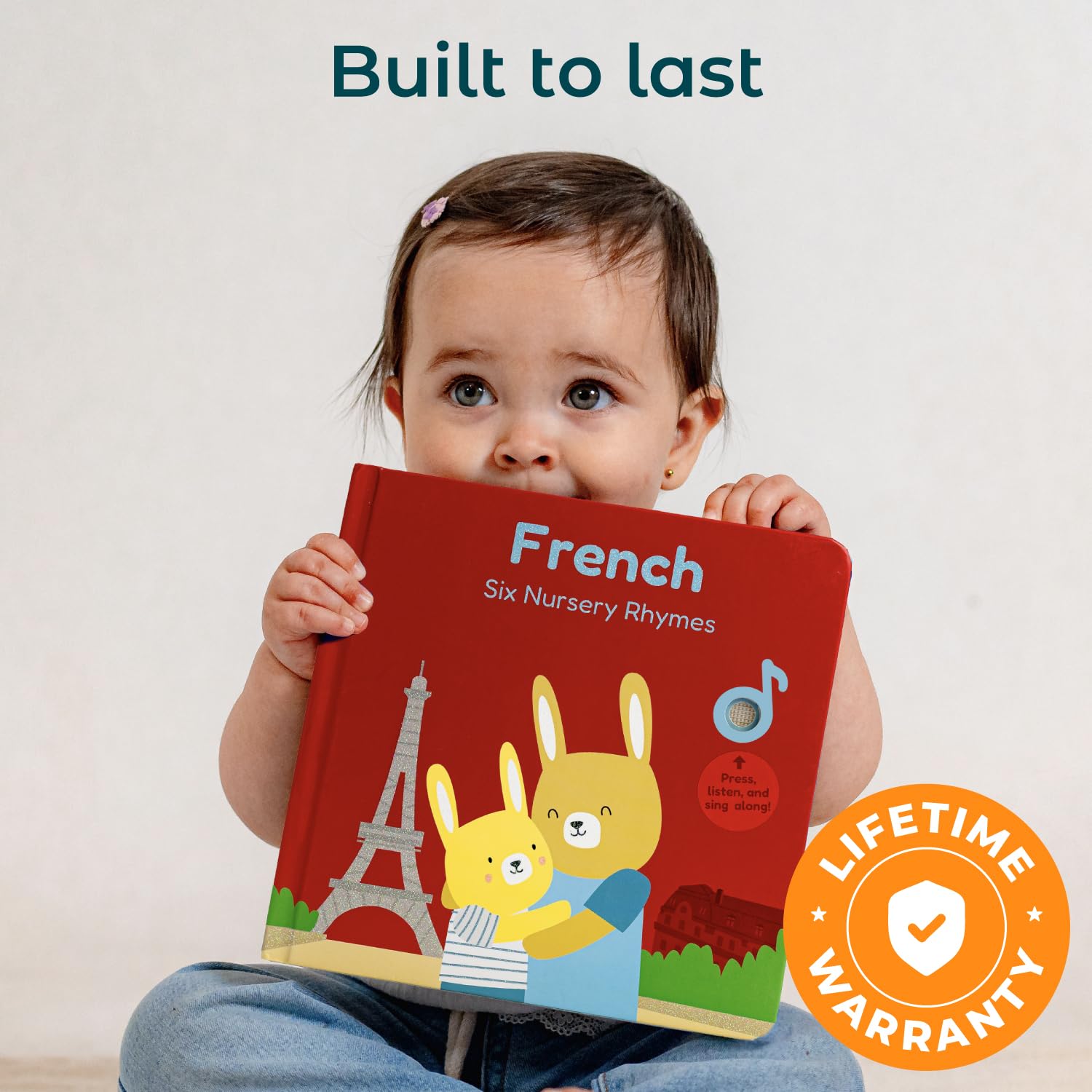 Cali's Books toddler-sized handheld design suits little hands for easy sing-along sessions.