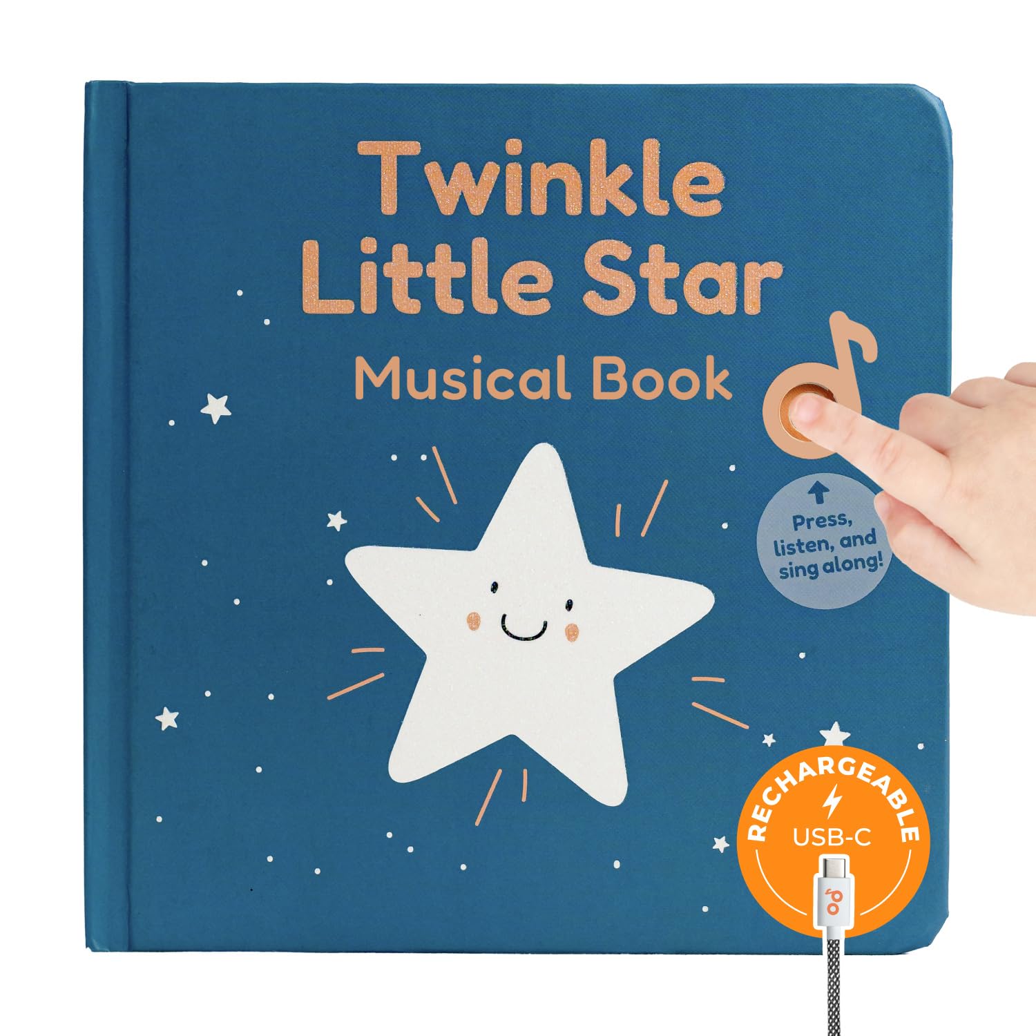 Calis Books Twinkle Star sound book cover, durable for little hands and bedtime stories.