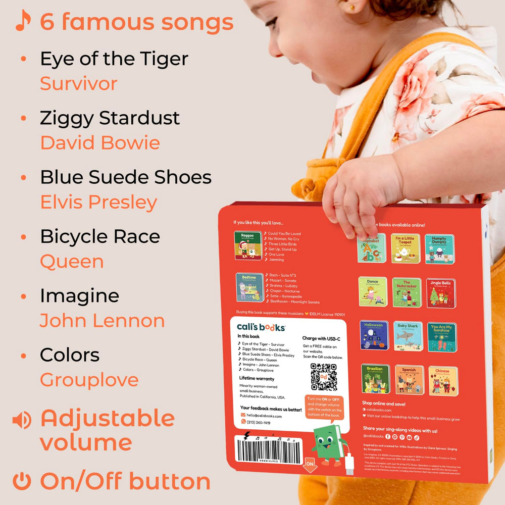 Cali's Books USB-C recharge feature keeps the toy ready for daily play.