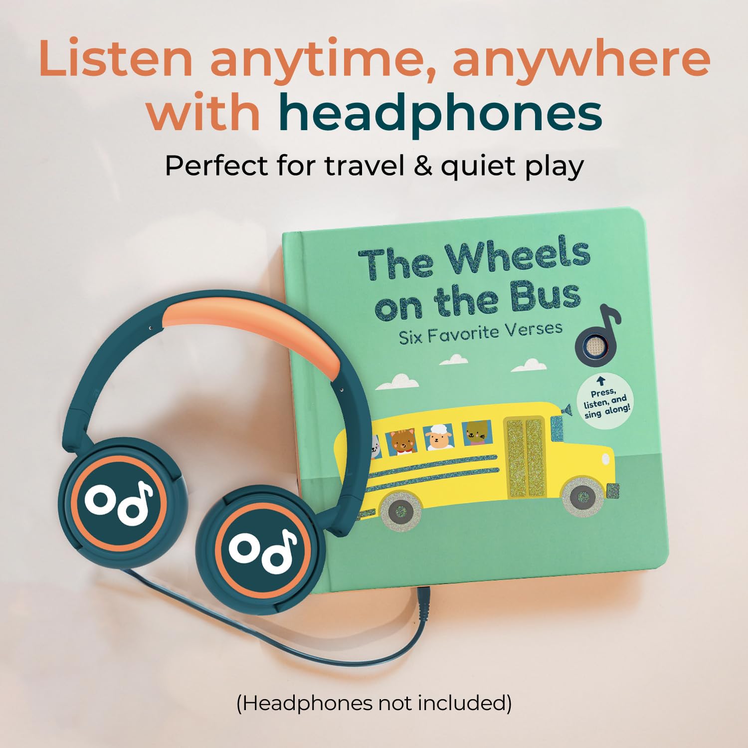 Cali's Books Wheels on the Bus USB-C port provides reliable recharge for play