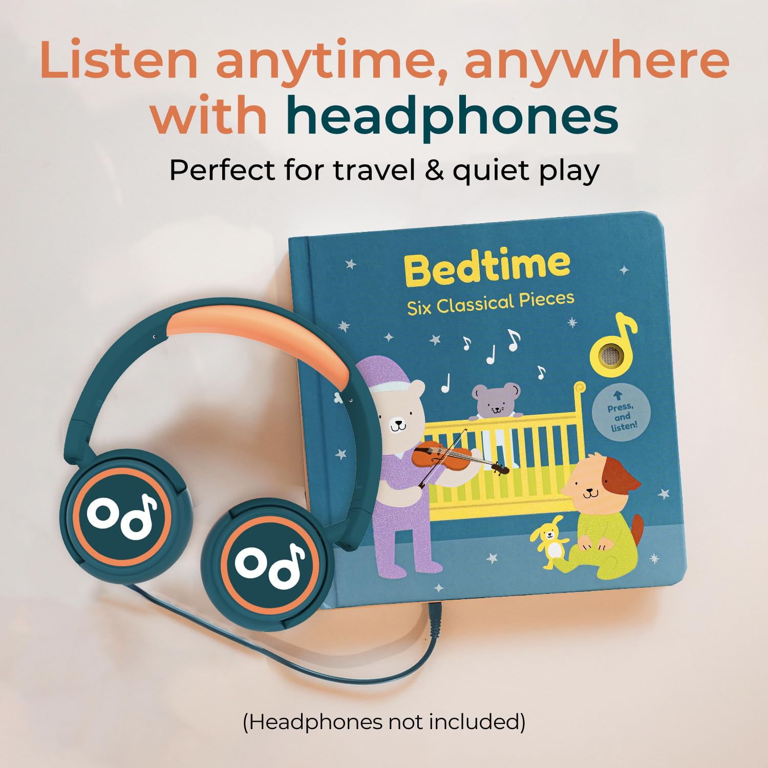 Cali's Books buttons for sensory learning, interactive discovery for toddlers.