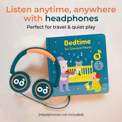 Cali's Books buttons for sensory learning, interactive discovery for toddlers.