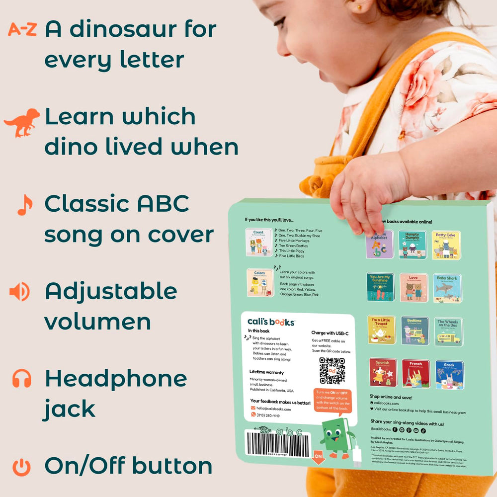 Cali's Books toddler-friendly layout supports early independence during learning sessions.