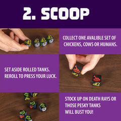 Calliope Martian Dice dice array showing outcomes for strategy