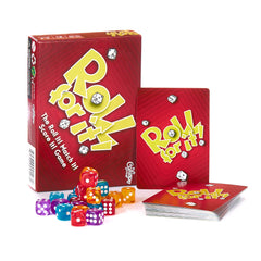 Calliope Roll for It! red edition dice ready for quick family play.