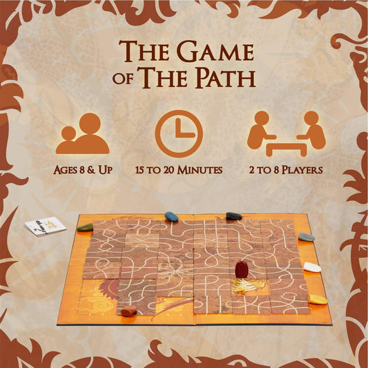 Calliope Tsuro dragon tile central marker guiding players toward mindful choices.