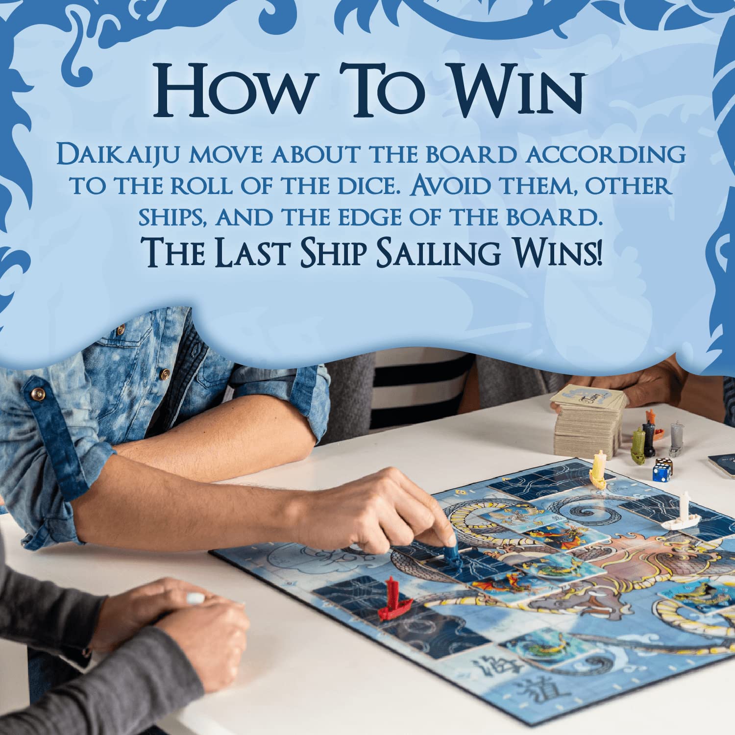 Calliope Tsuro of the Seas tiles form evolving routes on the board.