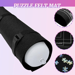 CallKroon puzzle roll-up mat with durable felt surface protects pieces during assembly.