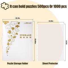 CallKroon puzzle storage open layout enables easy access to multiple puzzles
