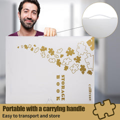 CallKroon puzzle storage shows flat, multi-puzzle display for safe storage