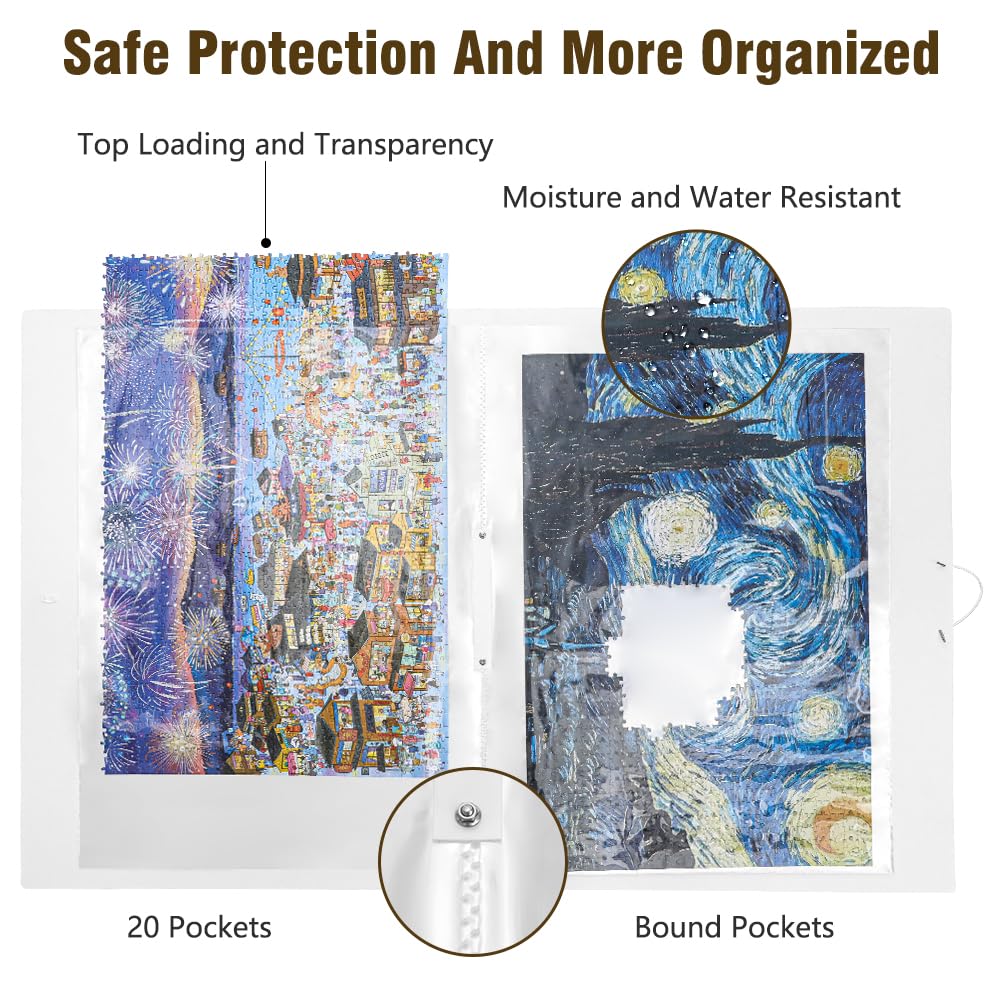 CallKroon puzzle storage pockets are waterproof and dustproof for protection